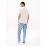 Th Dm0dm20322 Tjm Reg Badge Tee Ext Erkek Tshırt – BEYAZ - Görsel 4