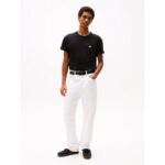 Th Dm0dm20322 Tjm Reg Badge Tee Ext Erkek Tshırt – SİYAH - Görsel 3