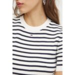 Th Dw0dw19336 Tjw Essentıal Ss Kadın Sweaters – BEYAZ - Görsel 5