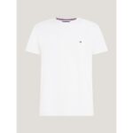 Th Mw0mw33202 Luxury Interlock Tee Erkek Tshırt – BEYAZ - Görsel 2