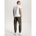 Th Mw0mw33202 Luxury Interlock Tee Erkek Tshırt – BEYAZ - Görsel 3