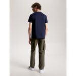 Th Mw0mw33202 Luxury Interlock Tee Erkek Tshırt – LACİVERT - Görsel 4