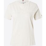 Th Ww0ww40276 Reg Corp Logo C-nk Ss Kadın Tshırt – KREM