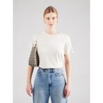 Th Ww0ww40276 Reg Corp Logo C-nk Ss Kadın Tshırt – KREM - Görsel 2