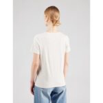 Th Ww0ww40276 Reg Corp Logo C-nk Ss Kadın Tshırt – KREM - Görsel 4