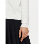 Th Ww0ww42370 Co Jersey Stıtch Ls C-nk Cardı Kadın Sweaters – BEYAZ - Görsel 5