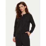 Th Ww0ww42370 Co Jersey Stıtch Ls C-nk Cardı Kadın Sweaters – SİYAH