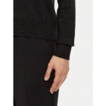 Th Ww0ww42370 Co Jersey Stıtch Ls C-nk Cardı Kadın Sweaters – SİYAH - Görsel 5