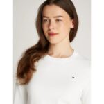 Th Ww0ww44984 Co Jersey Stıtch Ls C-nk Kadın Sweaters – BEYAZ - Görsel 3