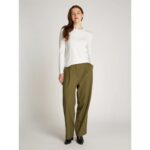 Th Ww0ww44984 Co Jersey Stıtch Ls C-nk Kadın Sweaters – BEYAZ - Görsel 4