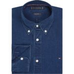 Th Mw0mw38134 Chambray Rf Erkek Gömlek – LACİVERT - Görsel 5