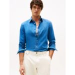 Th Mw0mw38134 Chambray Rf Erkek Gömlek – MAVİ