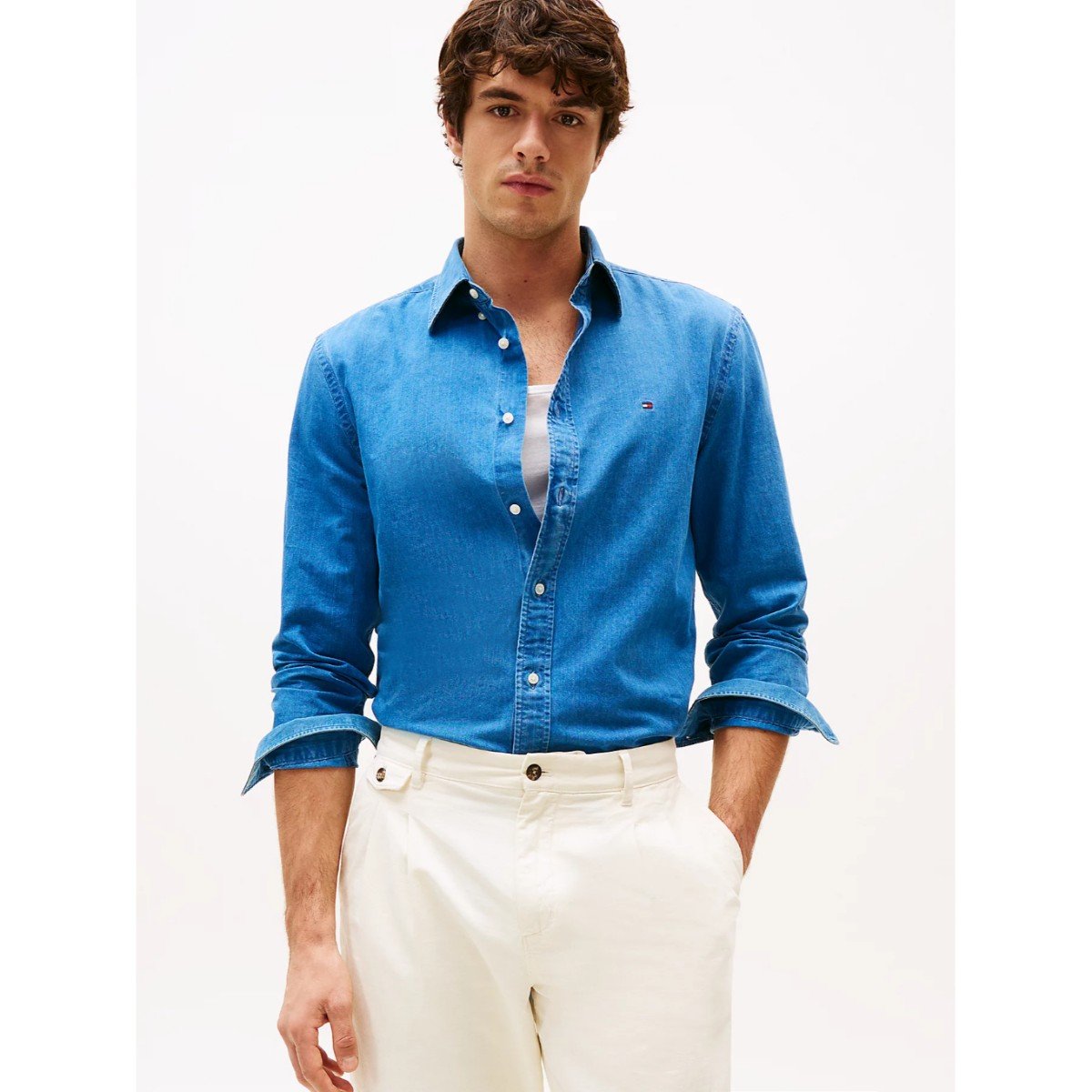 167381-0-th-mw0mw38134-chambray-rf-erkek-gomlek-014cf1dfd979 Th Mw0mw38134 Chambray Rf Erkek Gömlek – MAVİ - Görsel 1