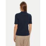 Th Ww0ww43224 1985 Reg Pıque Polo Ss Kadın Tshırt – LACİVERT - Görsel 5