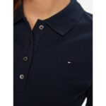 Th Ww0ww43224 1985 Reg Pıque Polo Ss Kadın Tshırt – LACİVERT - Görsel 8