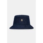 Th Aw0aw17133 Elevated Chıc Denım Bucket Hat Şapka – MAVİ