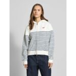 Th Dw0dw20303 Tjw Bxy Scrıpt Logo Zıp Thru Kadın Sweatshırt – EKRU - Görsel 3