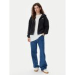 Th Dw0dw20303 Tjw Bxy Scrıpt Logo Zıp Thru Kadın Sweatshırt – SİYAH - Görsel 2