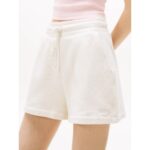 Th Dw0dw20353 Tjw Scrıpt Short Ext Kadın Şort – BEJ - Görsel 3
