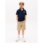 Th Kb0kb09524 Tommy Flag Hılfıger Polo Reg Ss Erkek Çocuk Tshırt – LACİVERT - Görsel 3