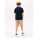 Th Kb0kb09524 Tommy Flag Hılfıger Polo Reg Ss Erkek Çocuk Tshırt – LACİVERT - Görsel 4