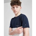 Th Kb0kb09620 Mını Corp Colourblock Set Erkek Çocuk Şort Takımı – BEYAZ-LACİVERT - Görsel 3