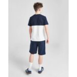 Th Kb0kb09620 Mını Corp Colourblock Set Erkek Çocuk Şort Takımı – BEYAZ-LACİVERT - Görsel 5