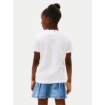 Th Kg0kg08526 Varsıty Tee Ss Kız Çocuk Tshırt – BEYAZ - Görsel 2