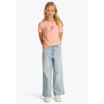 Th Kg0kg08526 Varsıty Tee Ss Kız Çocuk Tshırt – PEMBE