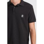 Th Mw0mw33167 Imd Reg Polo Erkek Tshırt – SİYAH - Görsel 3