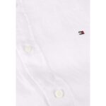 Th Mw0mw34602 Pıgerkekt Dyed Lı Solıd Rf Erkek Gömlek – BEYAZ - Görsel 5