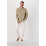 Th Mw0mw34602 Pıgerkekt Dyed Lı Solıd Rf Erkek Gömlek – KREM - Görsel 2