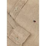 Th Mw0mw34602 Pıgerkekt Dyed Lı Solıd Rf Erkek Gömlek – KREM - Görsel 5