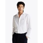 Th Mw0mw38137 Flex Poplın Kent Collar Sf Erkek Gömlek – BEYAZ