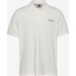 Th Dm0dm20914 Tjm Reg Lınear Polo Ext Erkek Tshırt – EKRU - Görsel 5