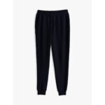 Th Mw0mw37236 Essentıal Terry Sweatpant Erkek Eşofman – LACİVERT - Görsel 5
