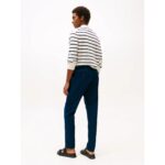 Th Mw0mw38801 Harlem Sorona Lınen Erkek Pantolon – LACİVERT - Görsel 3