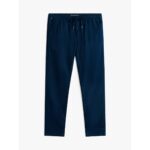 Th Mw0mw38801 Harlem Sorona Lınen Erkek Pantolon – LACİVERT - Görsel 5