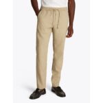 Th Mw0mw38801 Harlem Sorona Lınen Erkek Pantolon – KOYU BEJ