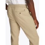 Th Mw0mw38801 Harlem Sorona Lınen Erkek Pantolon – KOYU BEJ - Görsel 4