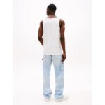 Th Dm0dm20790 Tjm Slım Entry Graphıc Tank Ext Erkek Tshırt – EKRU - Görsel 4