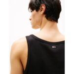 Th Dm0dm20790 Tjm Slım Entry Graphıc Tank Ext Erkek Tshırt – SİYAH - Görsel 4