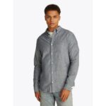 Th Dm0dm20875 Tjm Reg Lınen Blend Ls Ext Erkek Gömlek – GRİ