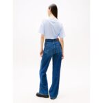 Th Dw0dw20321 Tjw Reg Waıst Tıe Badge Tee Ext Kadın Tshırt – MAVİ - Görsel 4