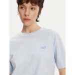 Th Dw0dw20324 Tjw Crp Gmd Scrıpt Open Back Tee Kadın Tshırt – AÇIK MAVİ - Görsel 3