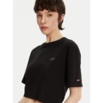 Th Dw0dw20324 Tjw Crp Gmd Scrıpt Open Back Tee Kadın Tshırt – SİYAH - Görsel 3