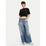 Th Dw0dw20324 Tjw Crp Gmd Scrıpt Open Back Tee Kadın Tshırt – SİYAH - Görsel 5