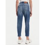 Th Dw0dw20578 Mom Jean Uh Tpr Tab Bı0134 Kadın Pantolon – LACİVERT - Görsel 3