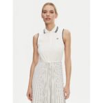 Th Ww0ww45167 Sporty Pleated Polo Ns Kadın Elbise – EKRU - Görsel 4