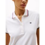 Th Ww0ww45532 Sporty Femınıne Reg Polo Kadın Elbise – BEYAZ - Görsel 2
